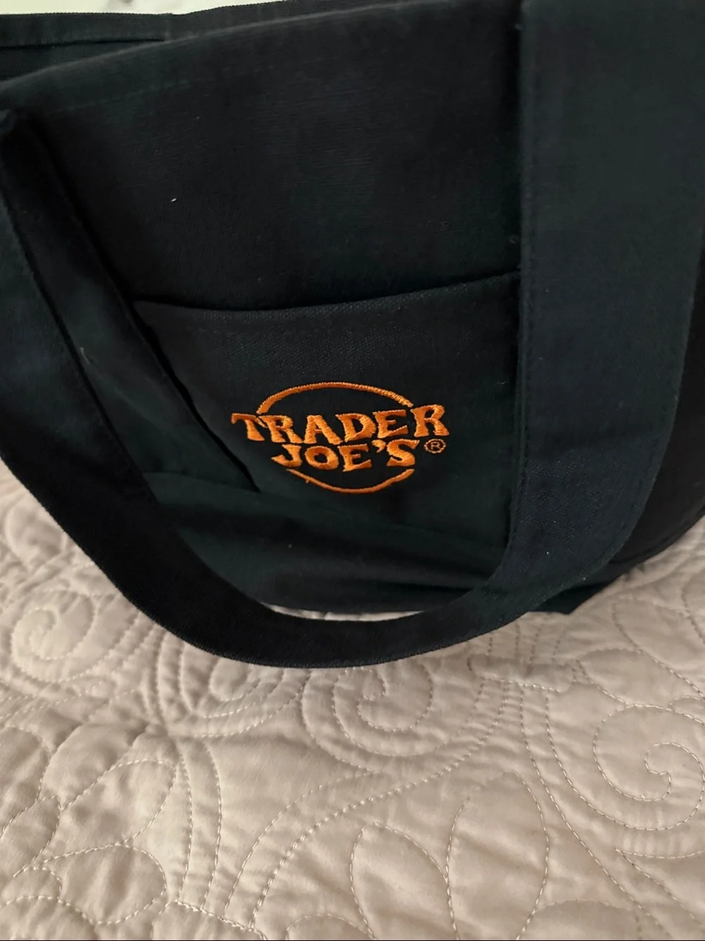 Trader JoeS black canvas